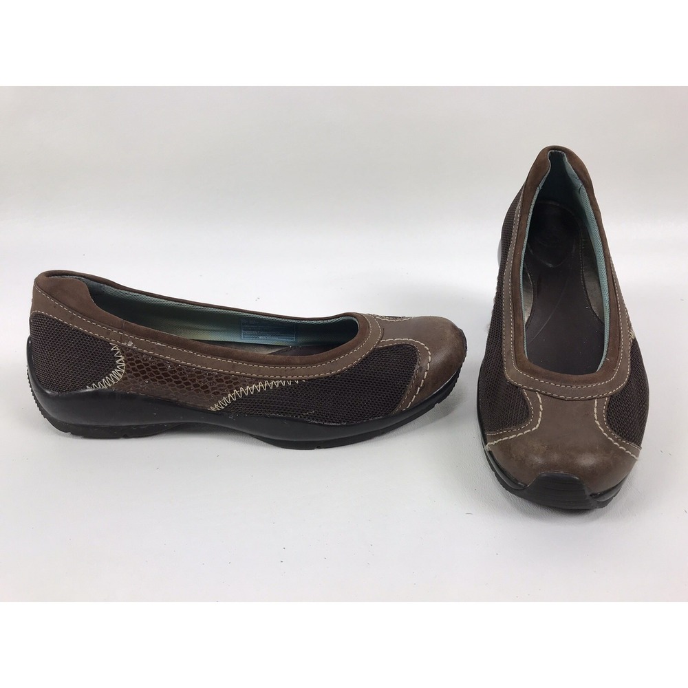 ARIAT BROWN LEATHER SLIP ON COMFORT SHOES 21241 Womens Size 6.5 B